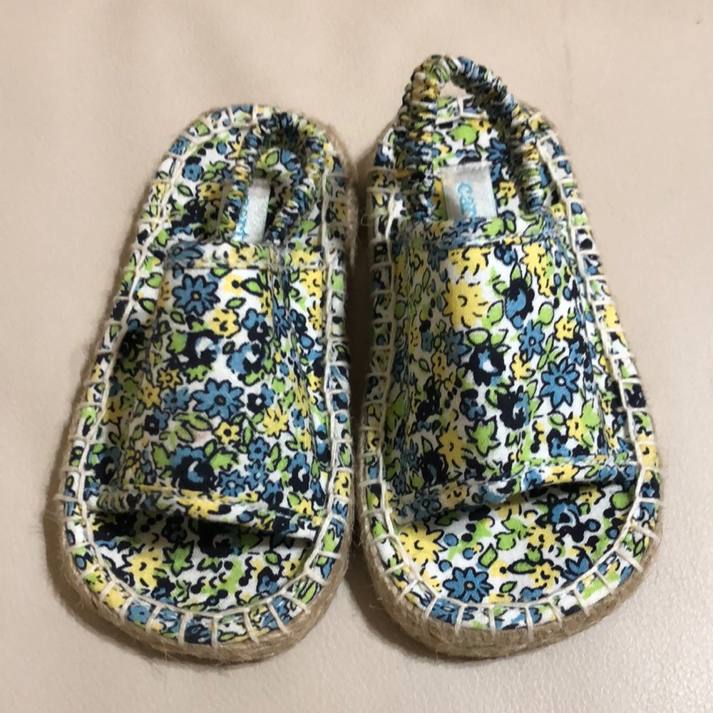 Floral Canvas Sandals